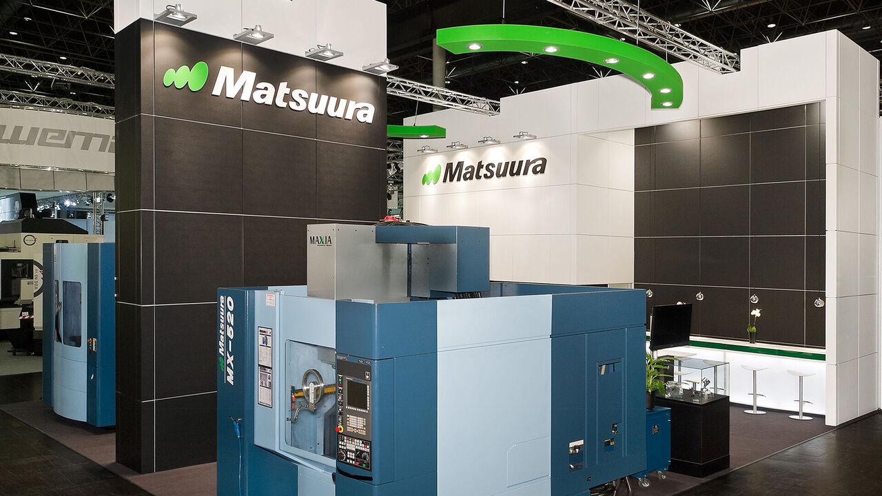 Messestand Matsuura, Messe Metav, Messebau ISINGERMERZ