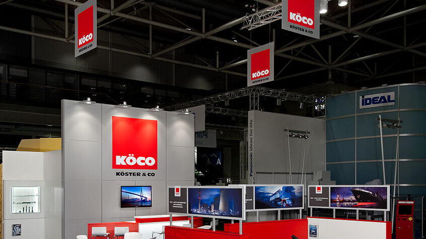 Messestand Köster, Messe Euroblech, Messebau