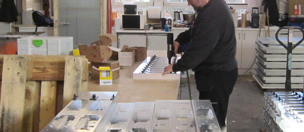 ISINGERMERZ, Messebau, Messebaukasten, ISIDesign, Messesystem, Werkstatt