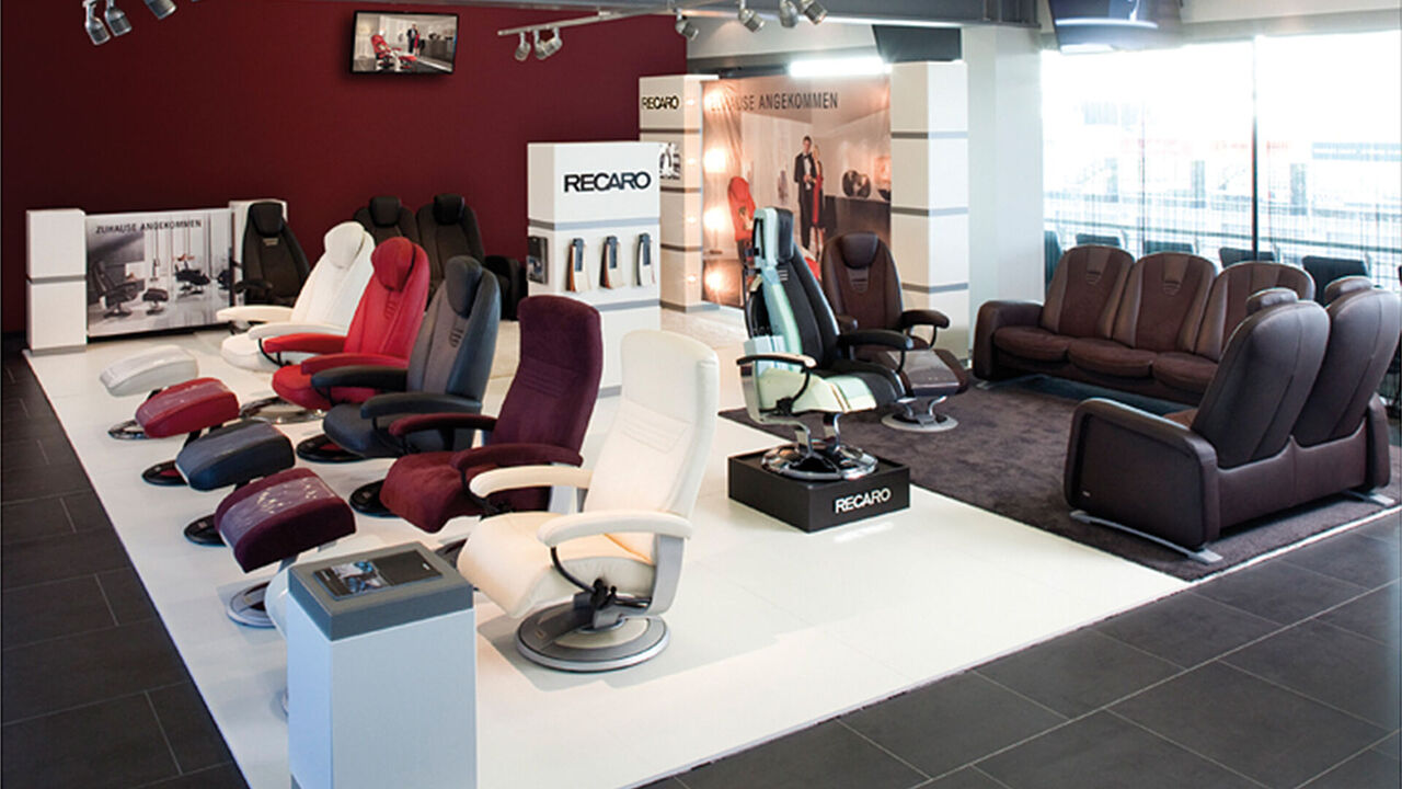 Recaro Ausstellungsraum