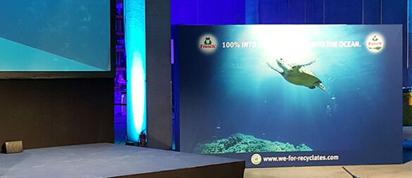 Fotowand, Werner+Mertz, Erdal, Frosch, Digifant, Werbetechnik, Wiesbaden, Grossprint