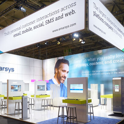 Messe Dmexco, Messebau, Köln, Emarsys, ISINGERMERZ