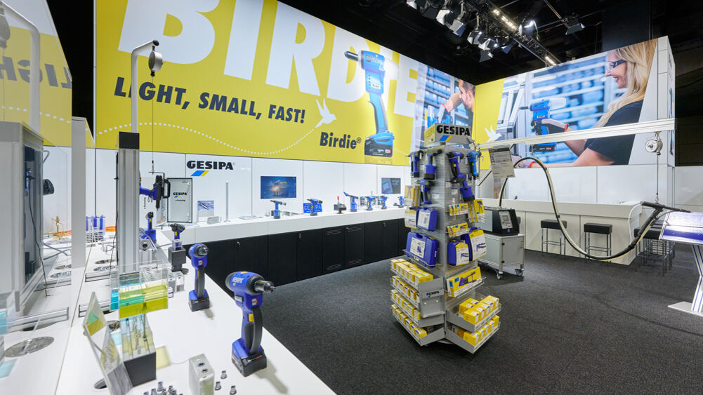 Messestand Gesipa, Eisenwarenmesse Köln, Isingermerz, Messegestaltung