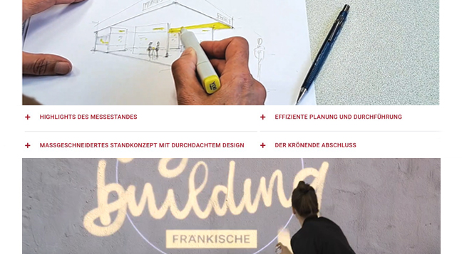 Messe Light + Building, Messekonzept, Fränkische