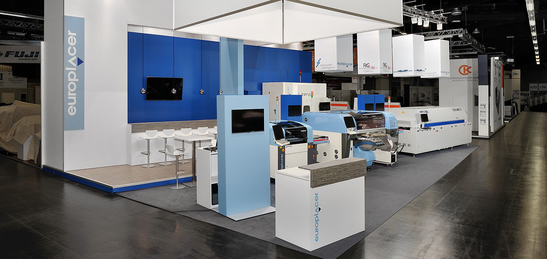 Messe Productronica München, Messebau ISINGERMERZ